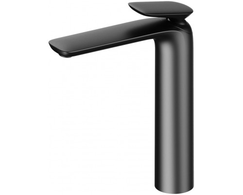 AQM6514GM Como Смеситель для свободностоящей раковины 229 мм, гладкий, подводка ½ Серый матовый AQM6514GM