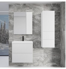 Мебель для ванной комнаты Style Line Стокгольм 70 подвесная, белый рифленый софт