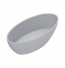 Catalano Solid Ванна отдельностоящая 165x80h52см, с переливом, сифон в комплекте, цвет: Cemento Satinato. 7239010023