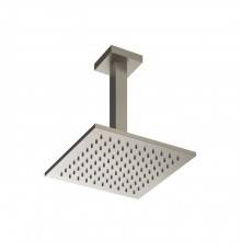 Gessi Emporio shower Верхний душ 20х20см., потолочный, поворотная с шарниром, с защитой от известкового налёта, цвет: Finox Brushed Nickel. 47374#149