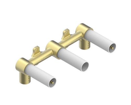 THG Встраиваемая часть смесителя настенного на 3 отверстия на пластине (рукоят.) lever handle version. G00-A00-40AM