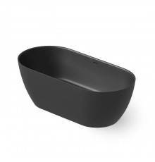 Dea Design Edge Ванна 150x75x57см., отдельностоящая, Solid Surface, цвет: Black №16. DD8670 1500 16