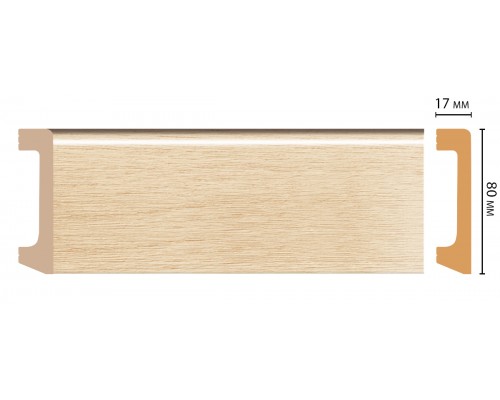 D235-71/20 Плинтус ДМ(80*17*2400 мм) D235-71/20 Плинтус ДМ(80*17*2400 мм)