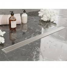 Plumberia Selection Трап душевой PS MODULAR 4x90 2устор. накладка из нерж.стали, комбинир.затвор с горизонт. Выпуском Ду 50мм,40л/мин, цвет: нержавеющая сталь. PSM90MT