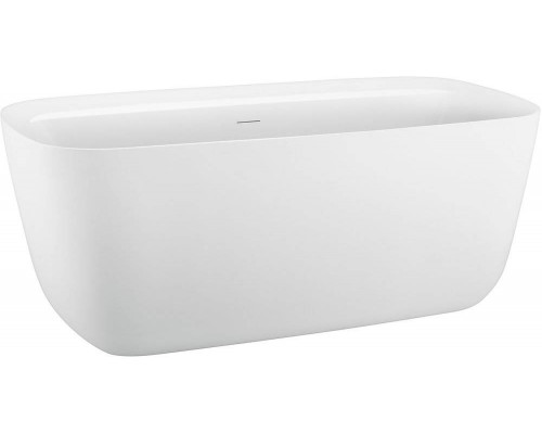 Акриловая ванна Aquanet Fine 260045 170x80 см, отдельностоящая, овальная, с ножками, со сливом-переливом