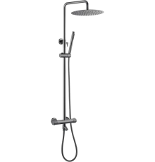Душевая стойка Boheme Uno 468-T-SGM shine gun metal