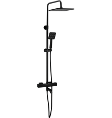 Душевая стойка Gappo G91 G2491-6 с термостатом, черная