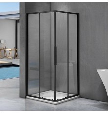 Душевой уголок Good Door Idea CR-90-C-B 90x90, профиль черный