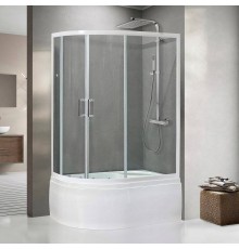 Душевой уголок Royal Bath BK RB 8120BK-T-R