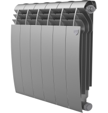 Радиатор биметаллический Royal Thermo BiLiner 500 6 секций, silver satin