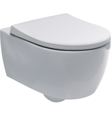 Унитаз подвесной Geberit iCon крышка Slim 500.670.01.1 быстросъемная с микролифтом