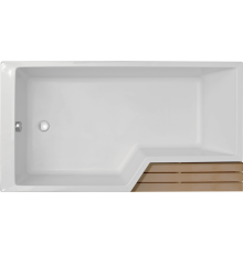 Акриловая ванна Jacob Delafon Bain-Douche Neo L 160x90 см, асимметричная