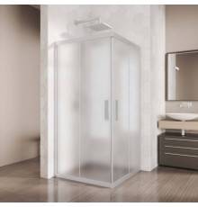 Душевой уголок Kubele DE019 SC-MAT-MT 100 см, профиль матовый хром