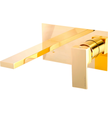 Смеситель для раковины Migliore Kvant Gold 25396 С ВНУТРЕННЕЙ ЧАСТЬЮ