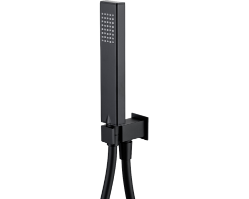 Душевой гарнитур Allen Brau Infinity 5.21021-31 чёрный матовый