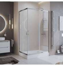 Душевой уголок BelBagno Uno 195 AH 2 90/70 C Cr стекло прозрачное