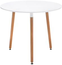 Обеденный стол Woodville Lorini 80х80х73 см, white, wood