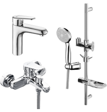 Комплект для ванной Lemark Point LM0380C хром