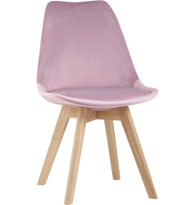 Стул Stool Group Frankfurt велюр розовый