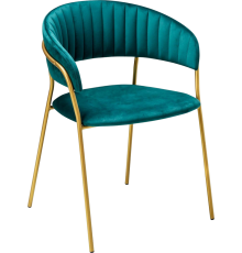 Стул R-Home Portman aquamarin gold