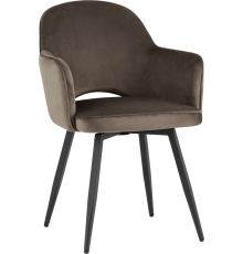 Стул Stool Group Венера вращающийся, велюр коричневый