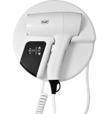 Фен для волос Puff 1202B белый, с розеткой