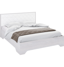 Кровать СТЕНДМЕБЕЛЬ Сальма КР 023 140x200 белый глянец, анкор