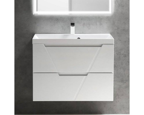 Тумба под раковину BelBagno Vittoria 80 подвесная, bianco opaco