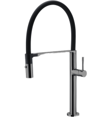Смеситель для кухни Boheme Uno 114-SGM shine gun metal