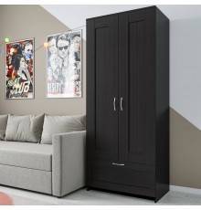 Шкаф Шведский стандарт Сириус 78x190 дуб венге, 2 двери, 1 ящик