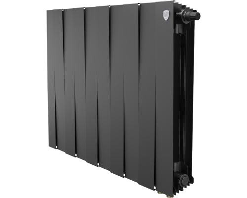 Радиатор биметаллический Royal Thermo Piano Forte 500 VDR80 10 секций, межосевое расстояние 8 см, noir sable