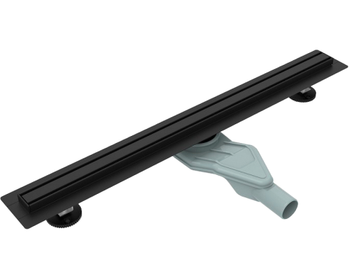 Душевой трап (лоток) Esbano Slim Side 60 cм, матовый черный