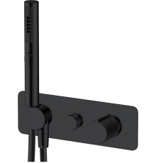 Смеситель для душа Allen Brau Liberty 5.33009-31 С ВНУТРЕННЕЙ ЧАСТЬЮ, матовый черный
