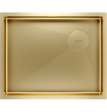 Мойка кухонная Paulmark Next-Skew PM885444-BG брашированное золото