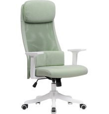 Компьютерное кресло Woodville Salta light green, опора white