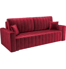 Диван Mebel-Ars Лондон бархат красный star velvet 3 dark red