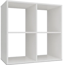 Стеллаж Mebel-Ars Калакс 2х2, 73х39 белый