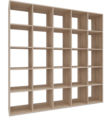Стеллаж Mebel-Ars Калакс 5х5, 180х39 дуб сонома