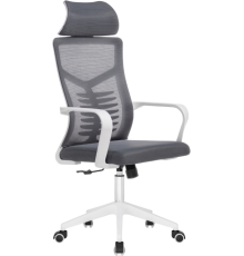 Компьютерное кресло Woodville Montana dark gray, опора white