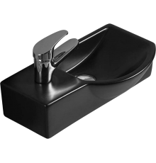 Рукомойник Weltwasser WW Aisbach 7940 MT-BL L матовый черный