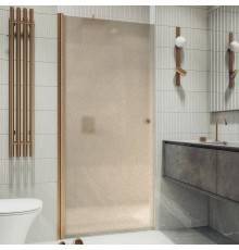 Душевая дверь в нишу Maybahglass MGD-799-2 60 см, профиль бронза, стекло бронза матовое
