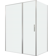 Душевой уголок Allen Brau Priority 160x100, профиль серебро браш, стекло прозрачное