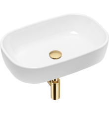 Раковина Lavinia Boho Bathroom Sink 21520010 с сифоном и донным клапаном, золото
