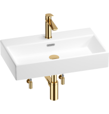 Комплект Wellsee Graceful Pro 201004628 глянцевый белый, золото, 5 в 1