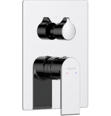 Смеситель для ванны с душем AQUATEK Лира AQ1446CR С ВНУТРЕННЕЙ ЧАСТЬЮ, хром