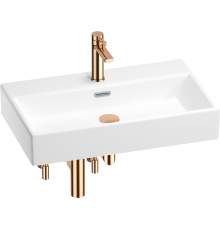 Комплект Wellsee Graceful Pro 201004674 глянцевый белый, розовое золото, 5 в 1