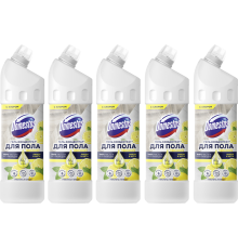 Набор Domestos средство для мытья пола, 1 л, 5 шт