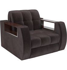 Кресло-кровать Mebel-Ars Барон №3 бархат шоколадный star velvet 60 coffee