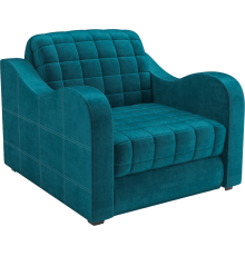 Кресло-кровать Mebel-Ars Барон №4 бархат сине-зеленый star velvet 43 black green