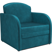 Кресло-кровать Mebel-Ars Малютка бархат сине-зеленый star velvet 43 black green